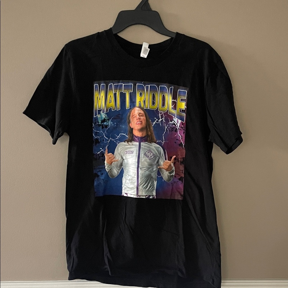 Matt Riddle Black Graphic T-Shirt